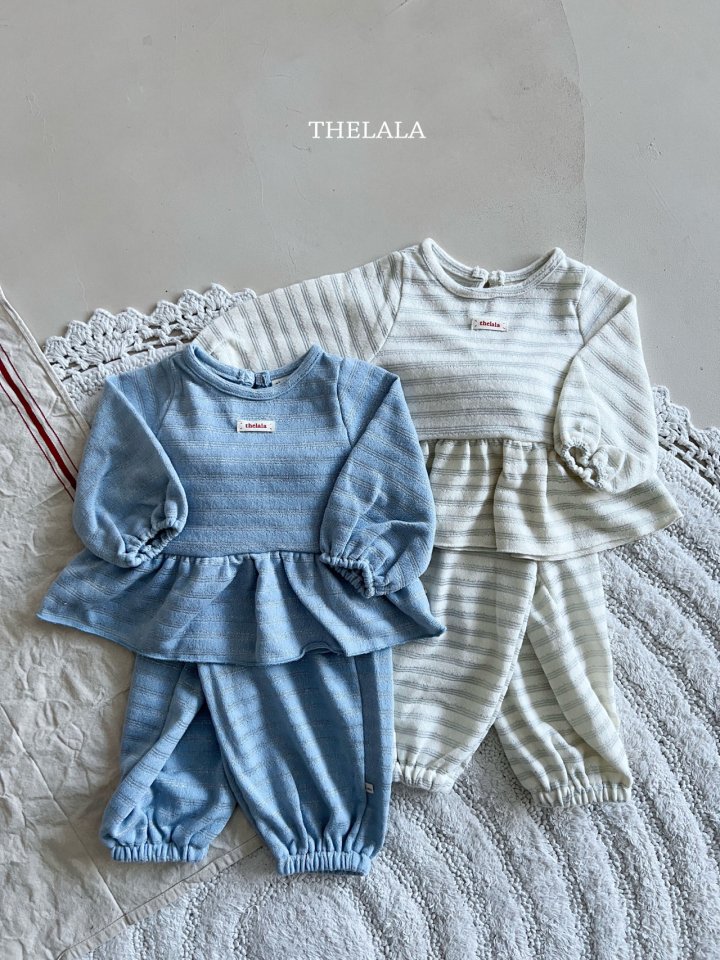 Lala - Korean Baby Fashion - #smilingbaby - Sparkle Top Bottom Set - 7