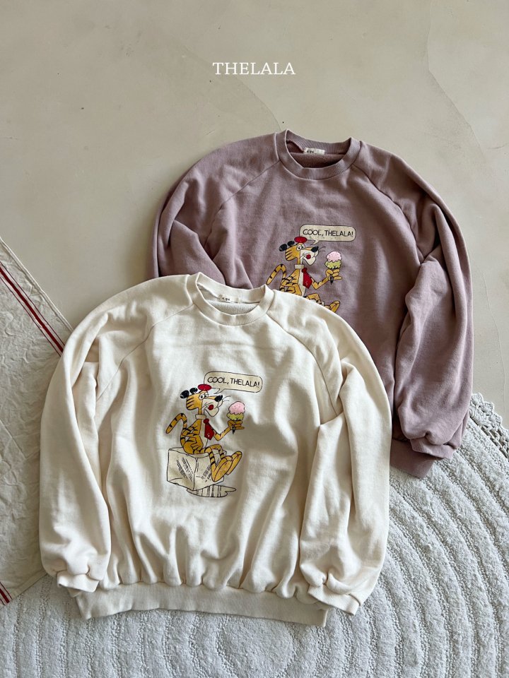 Lala - Korean Women Fashion - #momslook - Tiger Sweatshirt (Mom) - 10