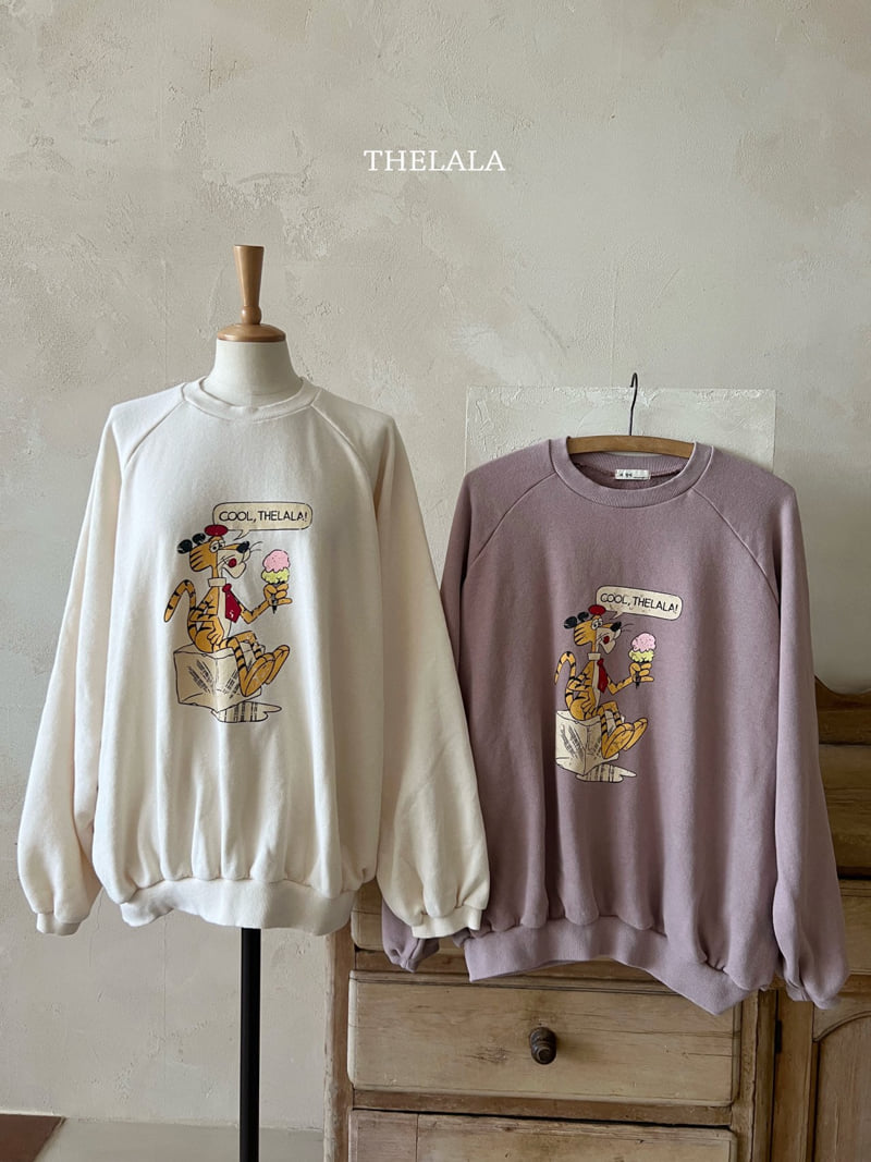 Lala - Korean Women Fashion - #womensfashion - Tiger Sweatshirt (Mom)
