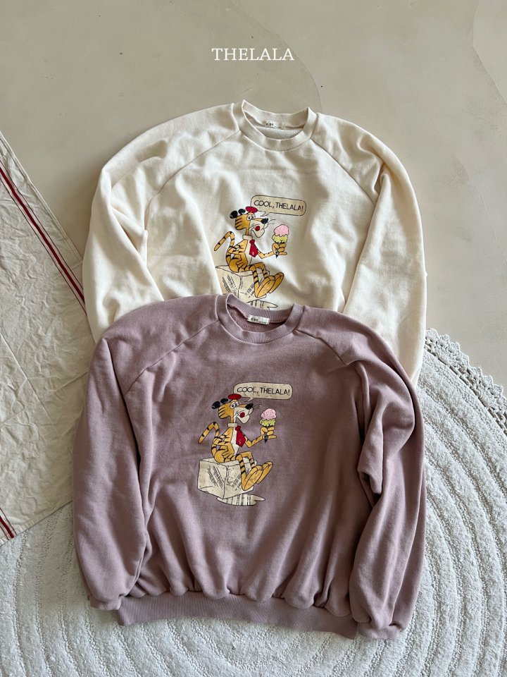 Lala - Korean Women Fashion - #womensfashion - Tiger Sweatshirt (Mom) - 11