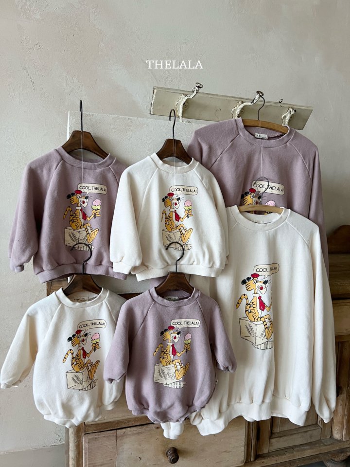Lala - Korean Women Fashion - #womensfashion - Tiger Sweatshirt (Mom) - 3