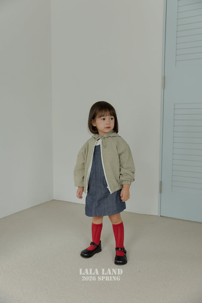 Lalaland - Korean Baby Fashion - #babyboutique - Bubble Check Jacket - 6