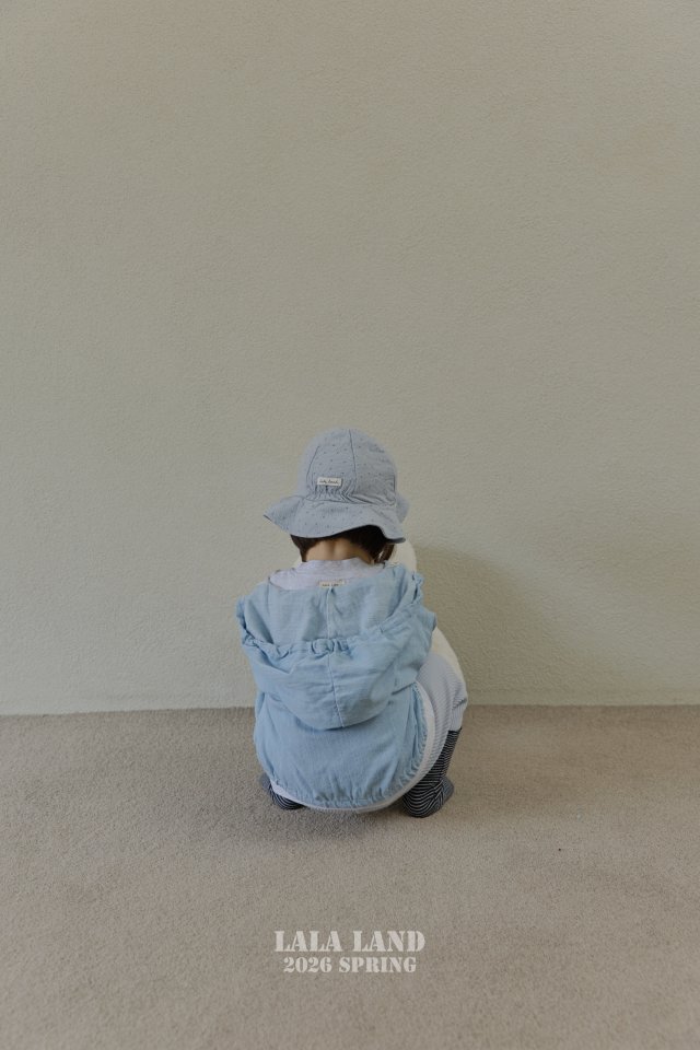 Lalaland - Korean Baby Fashion - #babyboutique - Bebe Denim Shirring Hoodie - 5