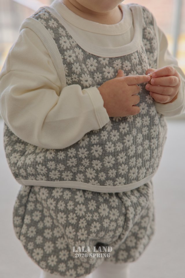 Lalaland - Korean Baby Fashion - #babyboutique - Bebe Jacquard Vest - 3
