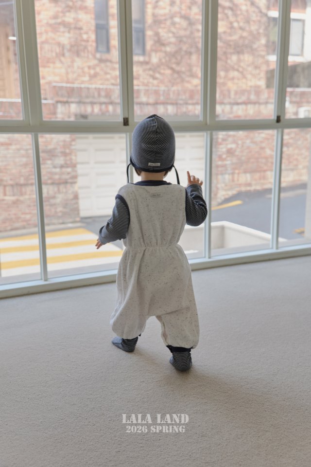 Lalaland - Korean Baby Fashion - #babyboutique - Bebe Waffle Suit - 8