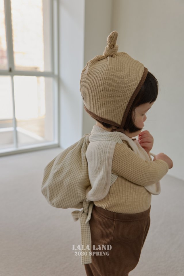 Lalaland - Korean Baby Fashion - #babyboutique - Bebe Modal Button Beanie - 5