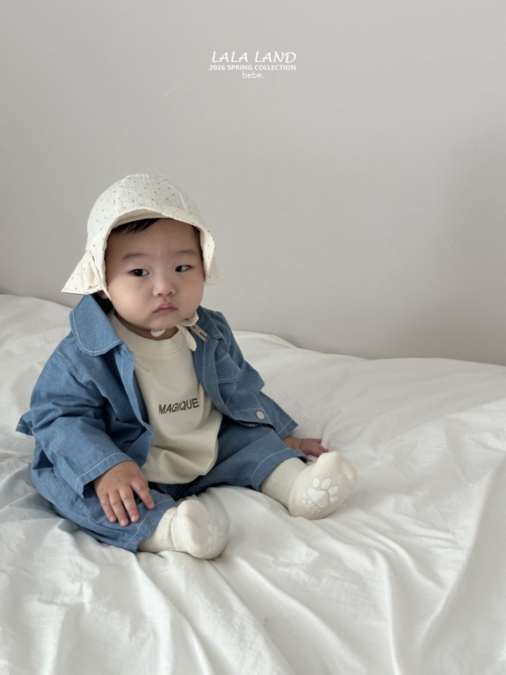Lalaland - Korean Baby Fashion - #babyboutique - Bebe Magic Ribbed Tee - 12