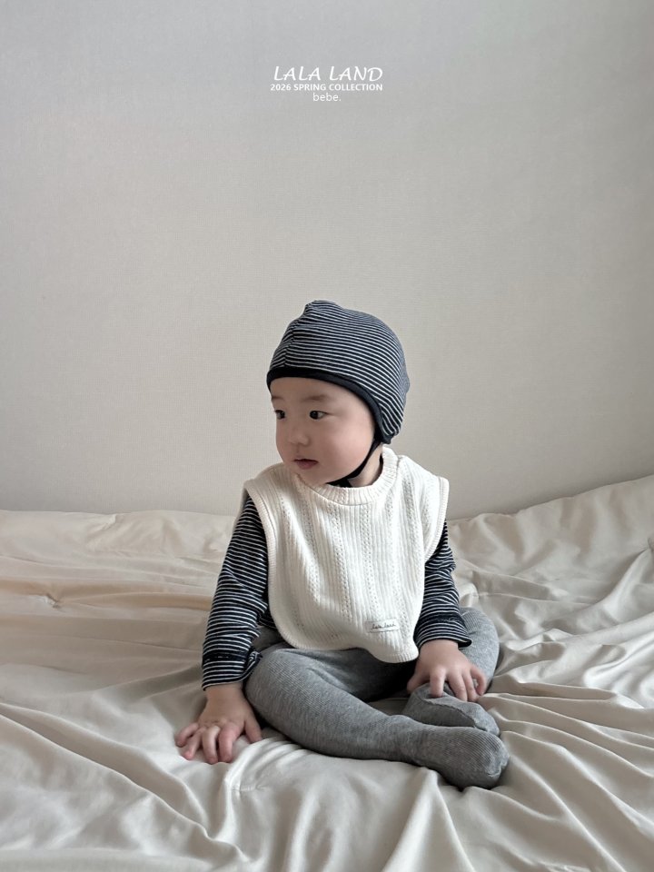 Lalaland - Korean Baby Fashion - #babyboutique - Bebe Pin Stripe Tee - 11
