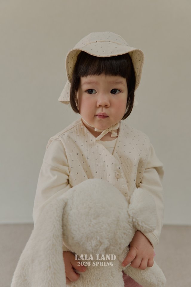 Lalaland - Korean Baby Fashion - #babyboutique - Bebe Fries Ribbed Tee - 7