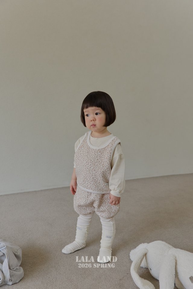 Lalaland - Korean Baby Fashion - #babyboutique - Bebe Spring Ribbed Leggings - 5