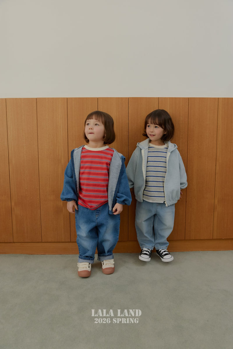 Lalaland - Korean Baby Fashion - #babyboutiqueclothing - Lala Washed Denim Pants - 9
