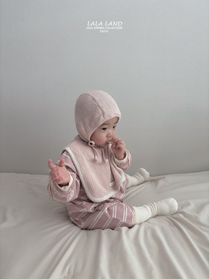 Lalaland - Korean Baby Fashion - #babyboutiqueclothing - Bebe Eyelet Bonnet - 11