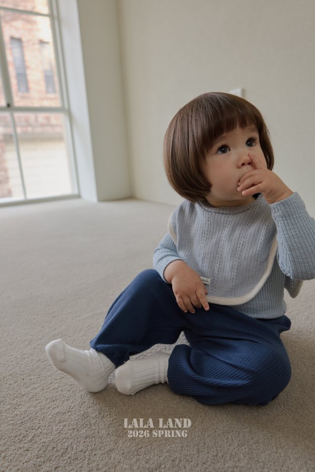 Lalaland - Korean Baby Fashion - #babyboutiqueclothing - Bebe Eyelet Big Bib - 10
