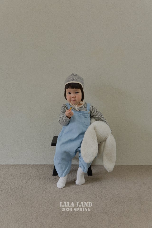Lalaland - Korean Baby Fashion - #babyboutiqueclothing - Bebe Denim Overalls - 6