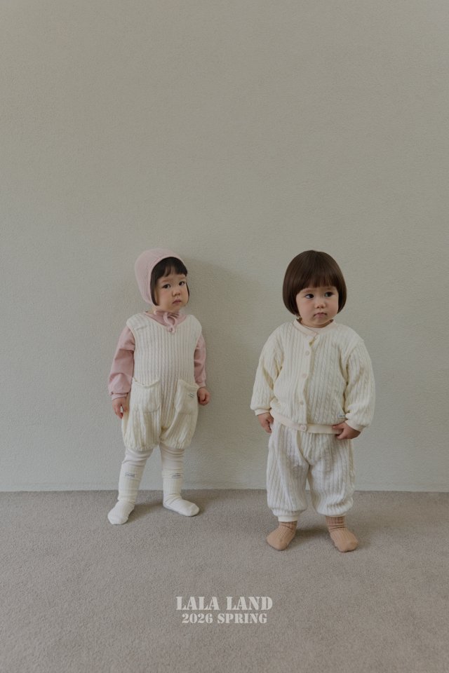 Lalaland - Korean Baby Fashion - #babyboutiqueclothing - Bebe Cable Knit Cardigan - 12