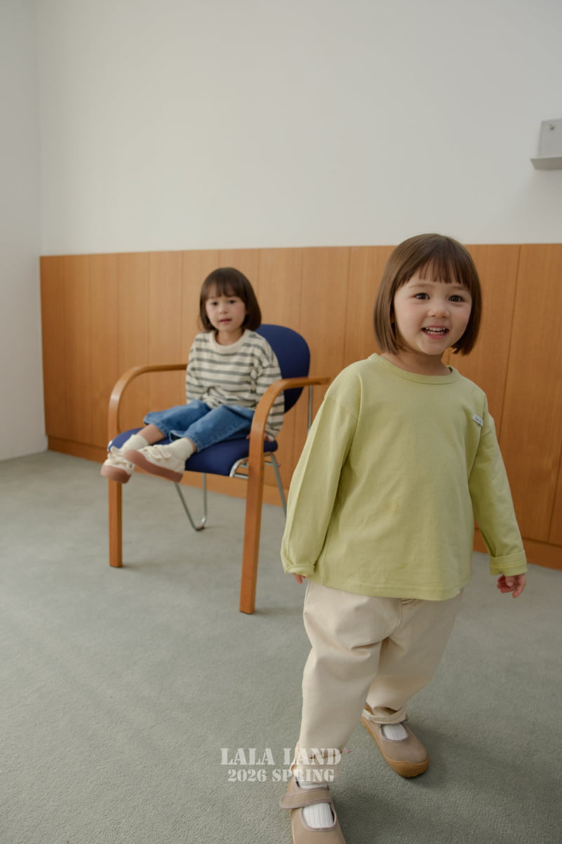 Lalaland - Korean Baby Fashion - #babyclothing - Basic Ribbed Tee - 6