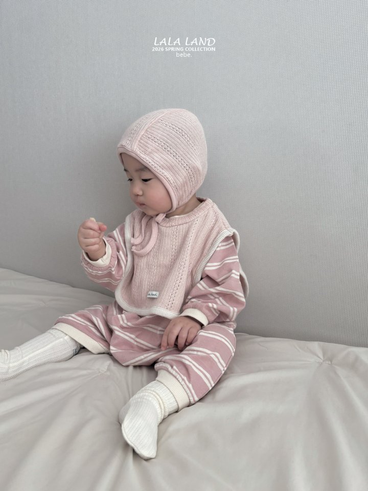 Lalaland - Korean Baby Fashion - #babyclothing - Bebe Eyelet Bonnet - 12