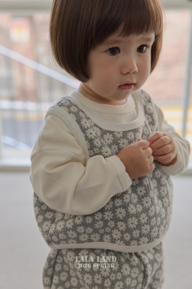 Lalaland - Korean Baby Fashion - #babyclothing - Bebe Jacquard Vest - 6