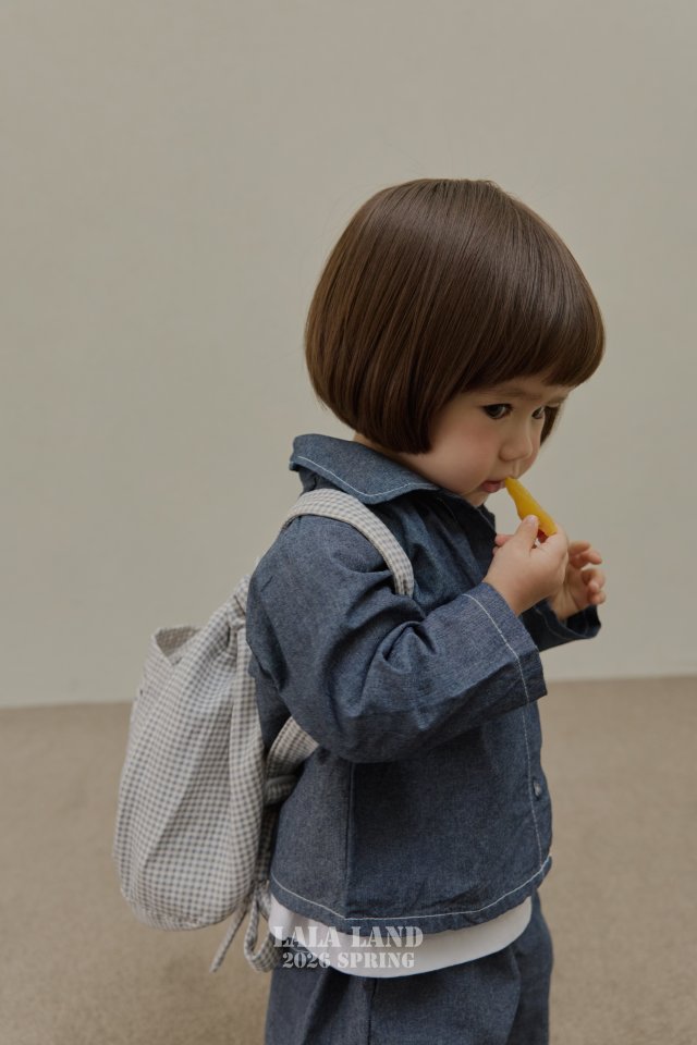 Lalaland - Korean Baby Fashion - #babyboutiqueclothing - Bebe Denim Vintage Shirt - 4