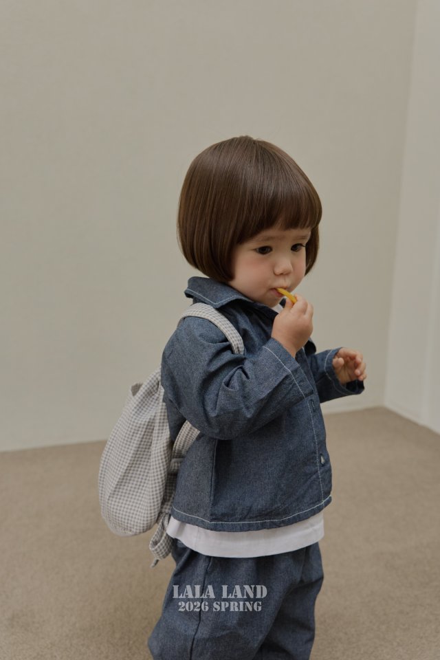 Lalaland - Korean Baby Fashion - #babyclothing - Bebe Denim Vintage Pants - 3