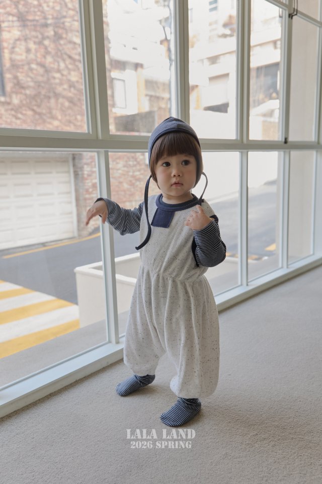 Lalaland - Korean Baby Fashion - #babyclothing - Bebe Waffle Suit - 10