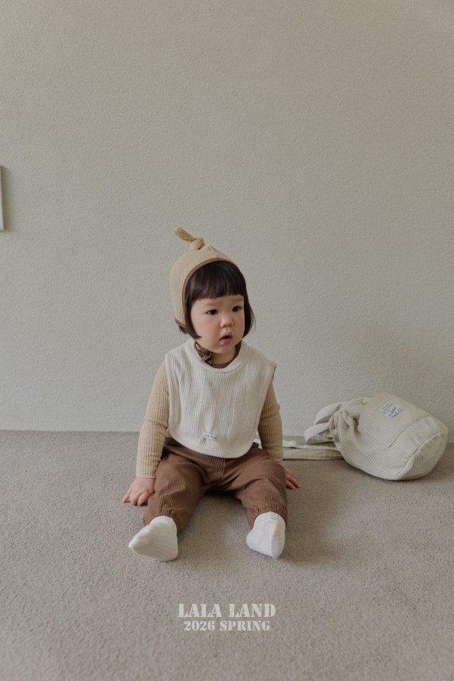 Lalaland - Korean Baby Fashion - #babyclothing - Bebe Modal Button Beanie - 7