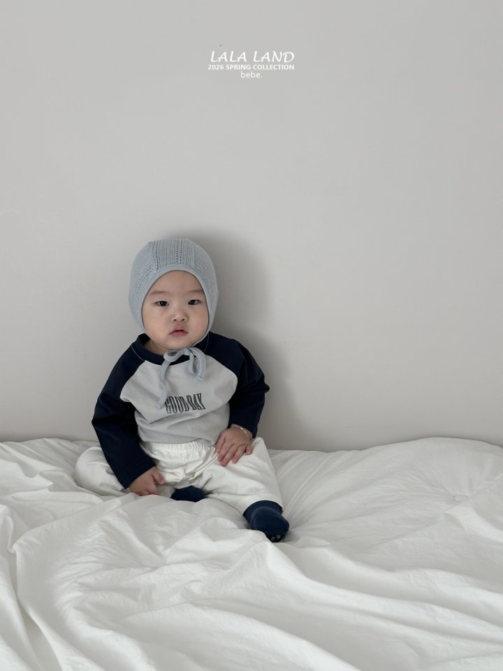 Lalaland - Korean Baby Fashion - #babyclothing - Bebe Good Day Raglan Tee - 12