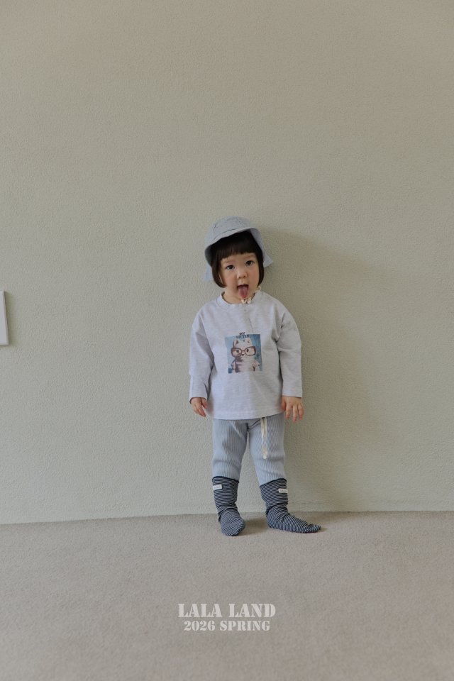 Lalaland - Korean Baby Fashion - #babyclothing - Bebe Animal Ribbed Tee - 11
