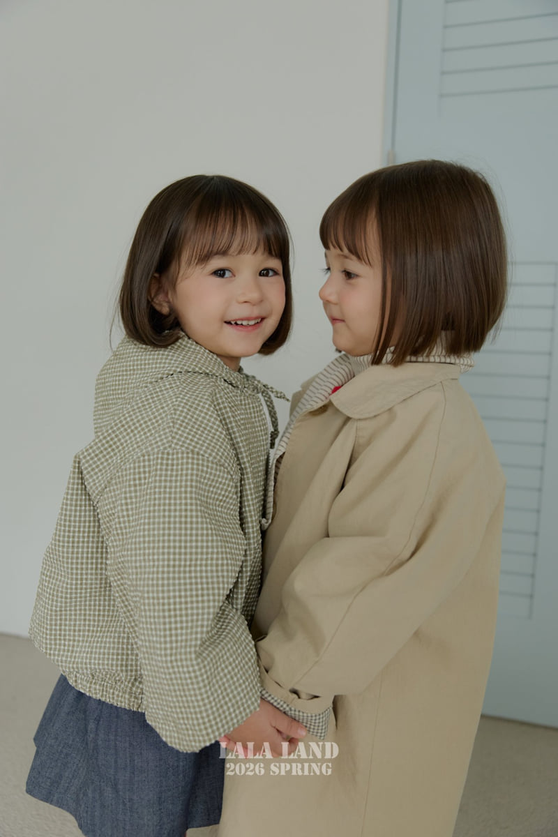 Lalaland - Korean Baby Fashion - #babyfashion - Bubble Check Jacket - 10