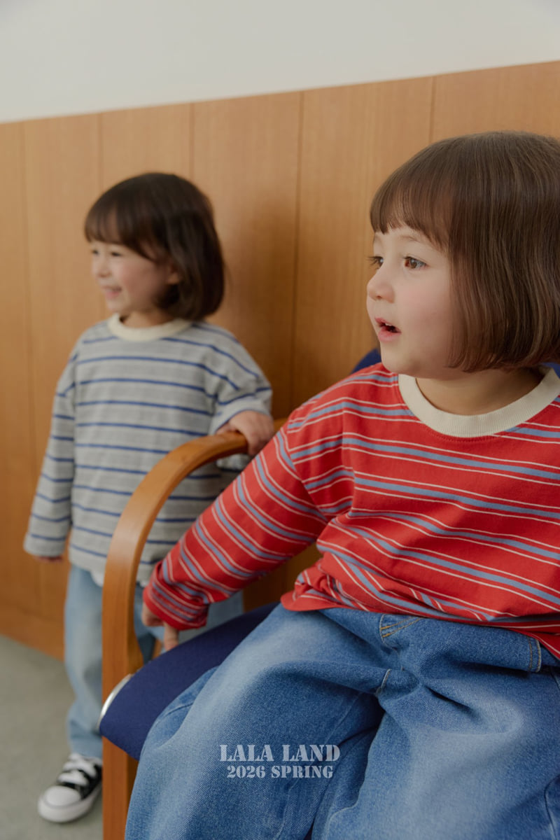 Lalaland - Korean Baby Fashion - #babyfashion - Lala Washed Denim Pants - 11