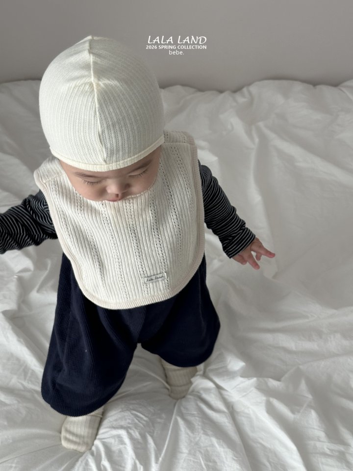 Lalaland - Korean Baby Fashion - #babyfashion - Bebe Eyelet Big Bib - 12