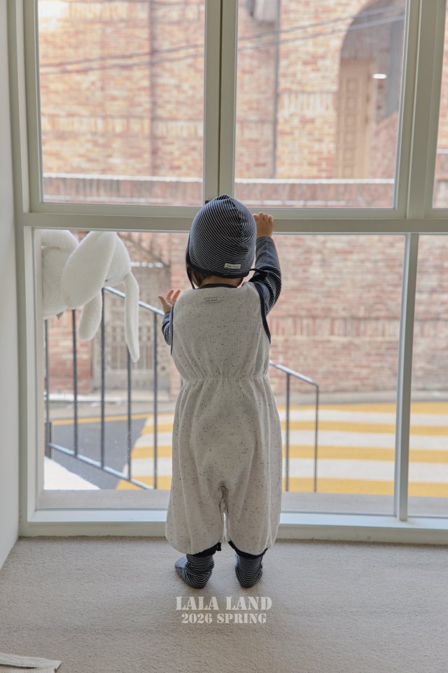 Lalaland - Korean Baby Fashion - #babyfashion - Bebe Waffle Suit - 11