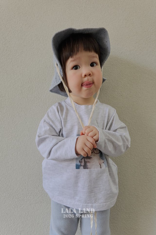 Lalaland - Korean Baby Fashion - #babyfashion - Bebe Animal Ribbed Tee - 12