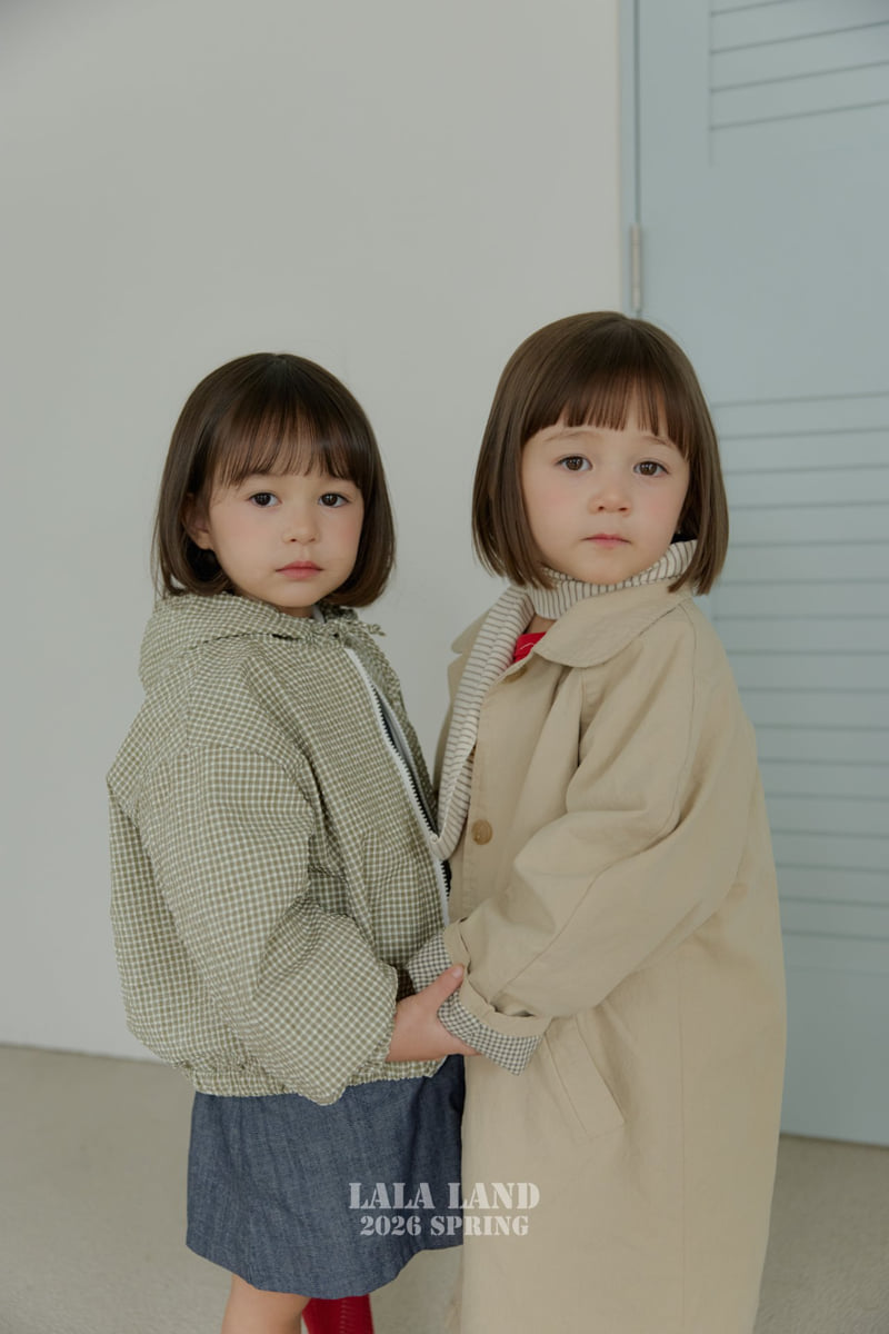 Lalaland - Korean Baby Fashion - #babyfever - Bubble Check Jacket - 11