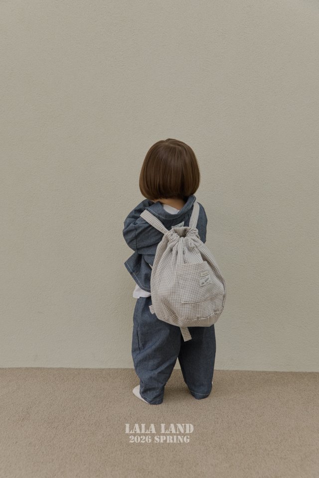 Lalaland - Korean Baby Fashion - #babyfever - Bebe Denim Vintage Pants - 5