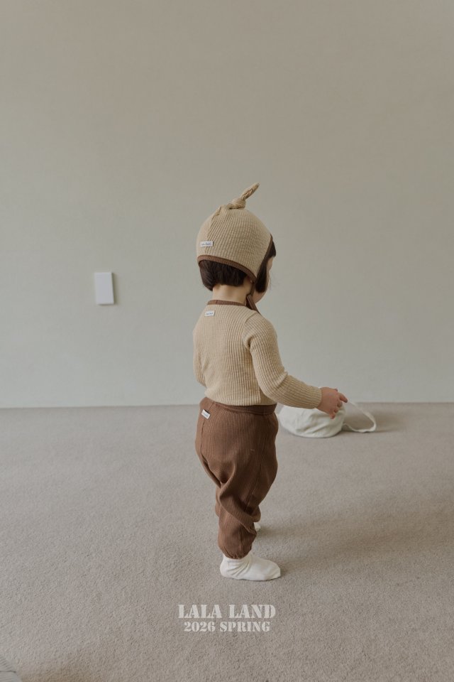 Lalaland - Korean Baby Fashion - #babyfever - Bebe Modal Button Beanie - 9