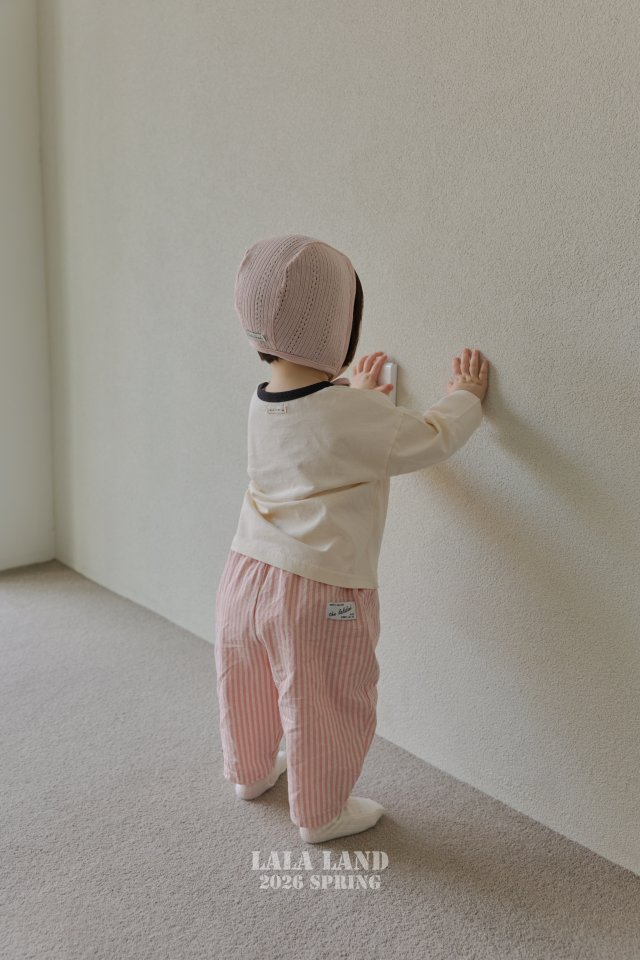 Lalaland - Korean Baby Fashion - #babyfever - Bebe Mini Stripe Pants - 3
