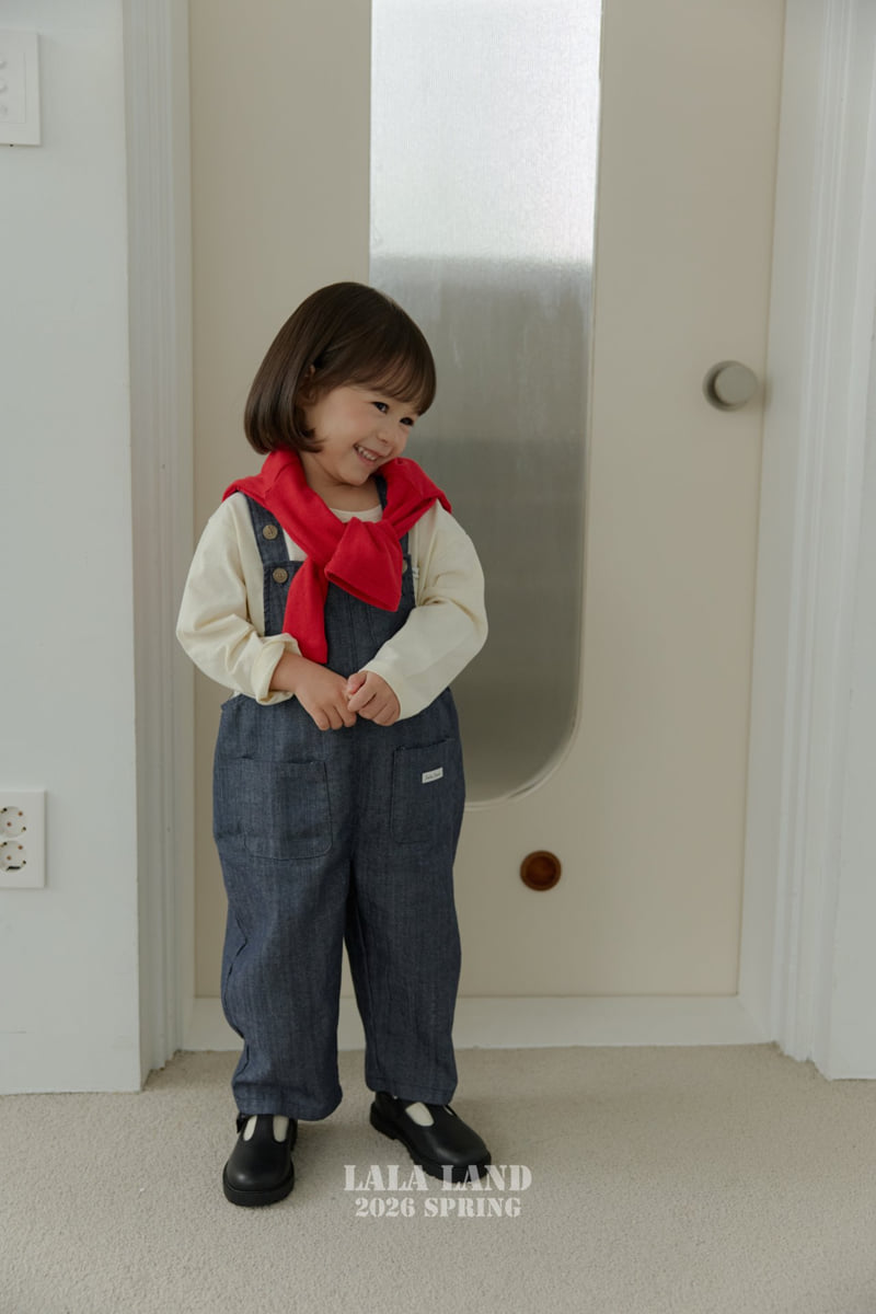 Lalaland - Korean Baby Fashion - #babygirlfashion - Pocket Overalls - 9