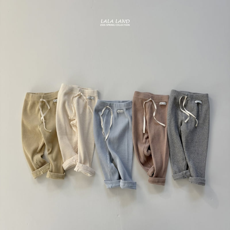 Lalaland - Korean Baby Fashion - #babygirlfashion - Cozy Ribbed Leggings