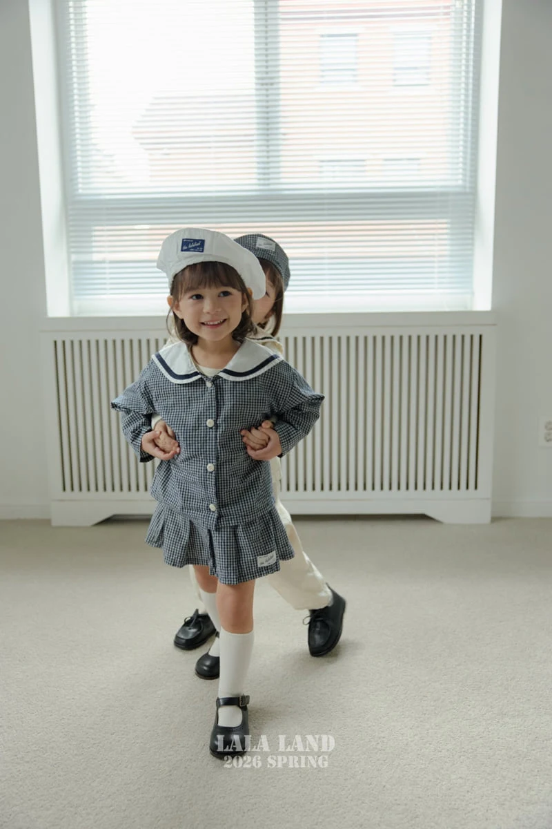 Lalaland - Korean Baby Fashion - #babygirlfashion - Sailor Pleated Skirt - 10