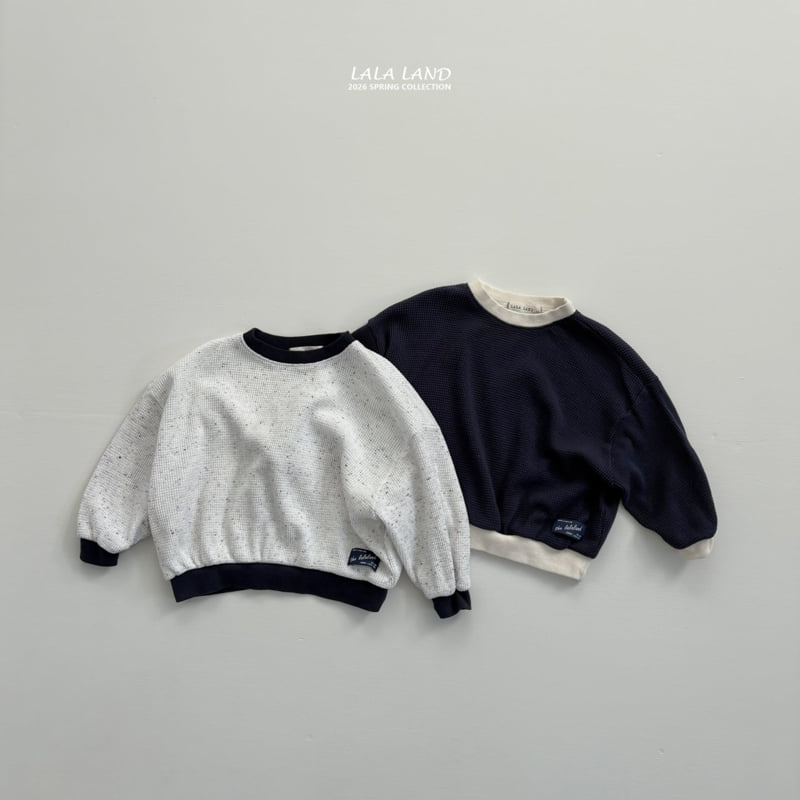 Lalaland - Korean Baby Fashion - #babygirlfashion - Waffle Sweatshirt