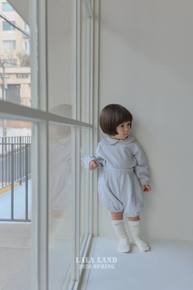 Lalaland - Korean Baby Fashion - #babygirlfashion - Bebe Organic Round Collar Tee - 5