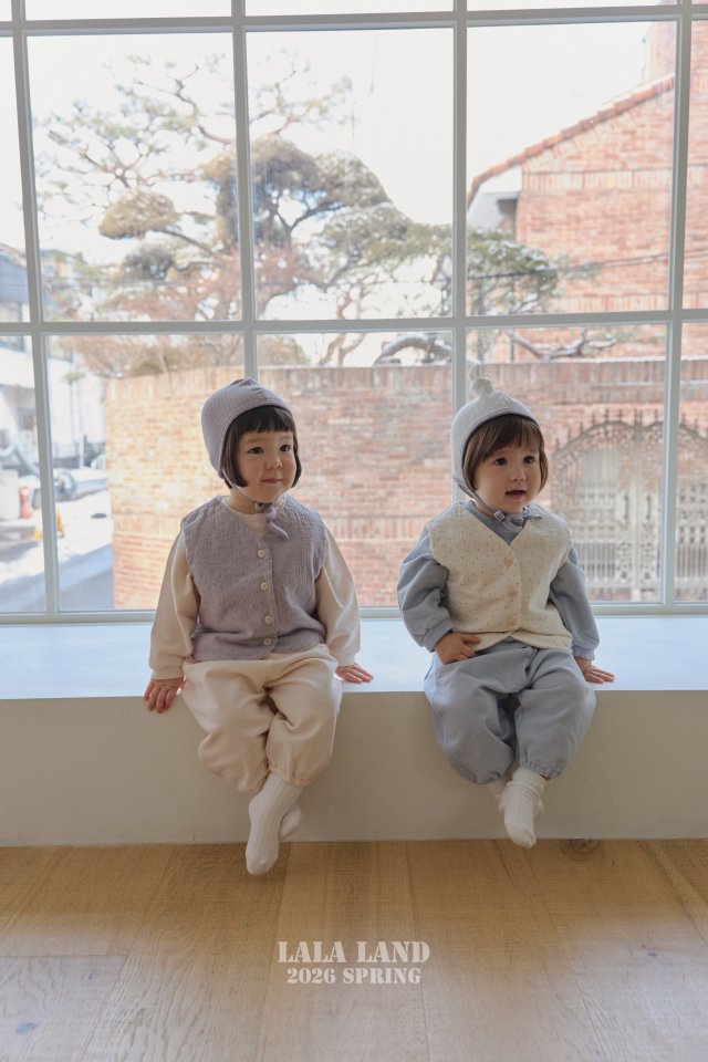 Lalaland - Korean Baby Fashion - #babygirlfashion - Bebe Stitch Jogger Pants - 7