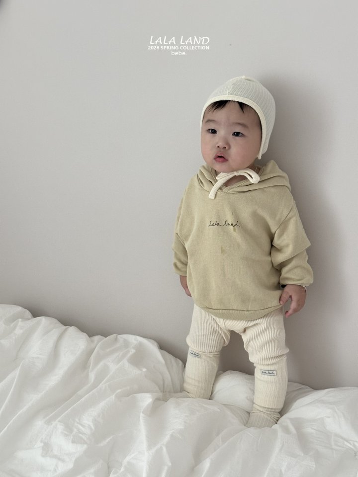 Lalaland - Korean Baby Fashion - #babygirlfashion - Bebe  Soft Hooded Sweatshirt - 3