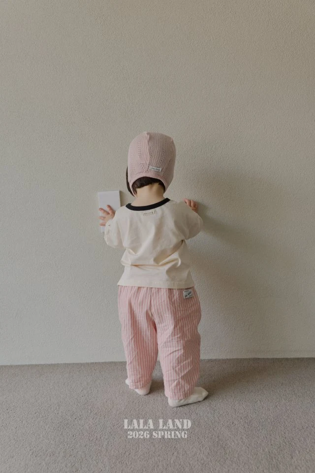 Lalaland - Korean Baby Fashion - #babyfever - Bebe Mini Stripe Pants - 4