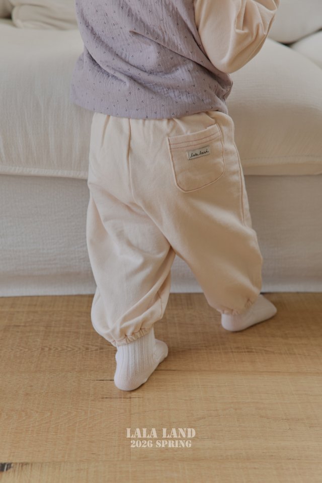 Lalaland - Korean Baby Fashion - #babylifestyle - Bebe Stitch Jogger Pants - 8