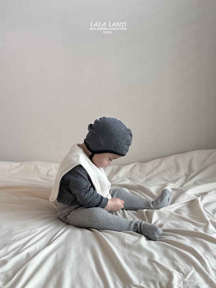 Lalaland - Korean Baby Fashion - #babylifestyle - Bebe Cheese Ribbed Footed Leggings - 10