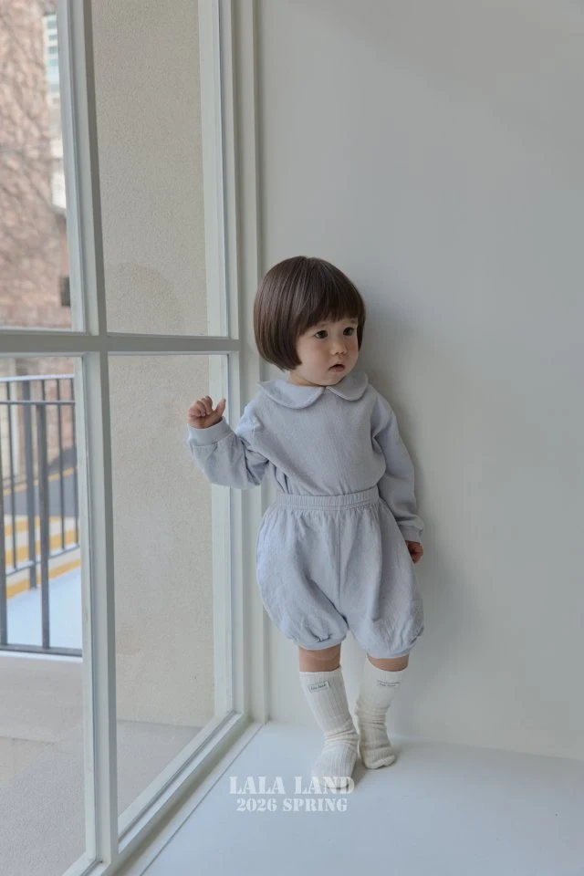 Lalaland - Korean Baby Fashion - #babyoninstagram - Bebe Organic Round Collar Tee - 7