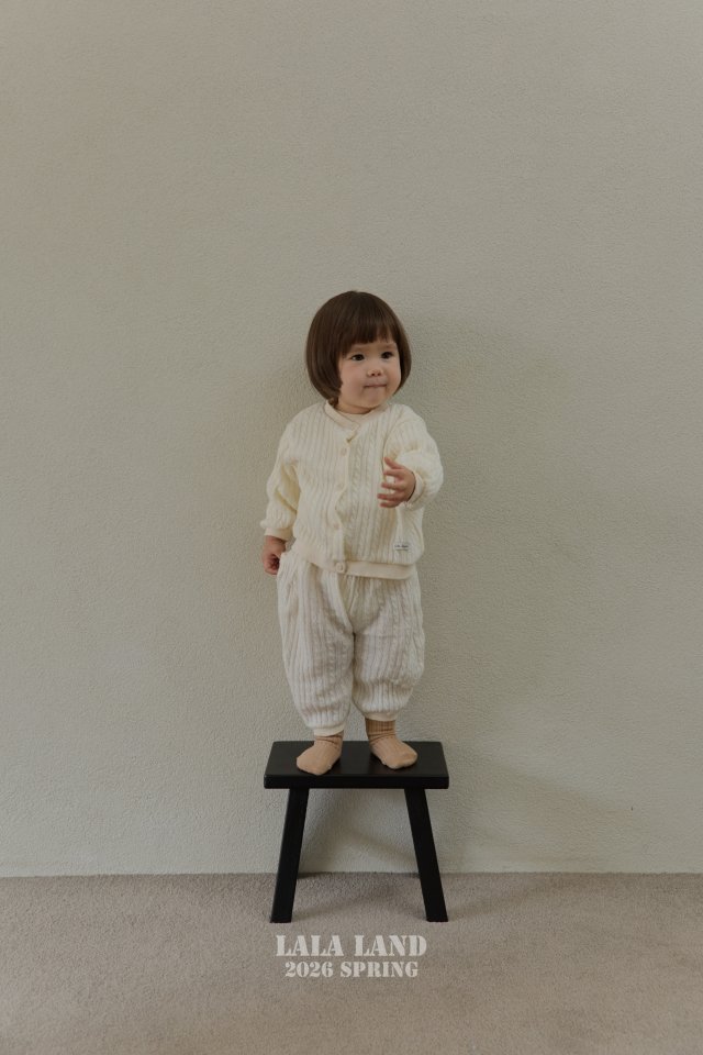 Lalaland - Korean Baby Fashion - #babyoninstagram - Bebe Cable Knit Cardigan - 3
