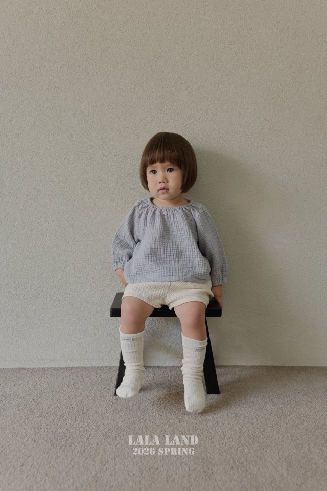 Lalaland - Korean Baby Fashion - #babyoninstagram - Bebe Shirring Blouse - 6
